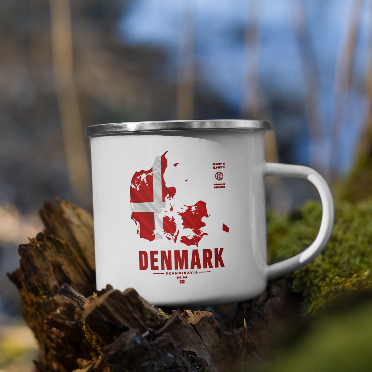 Denmark Emaille Tasse – Badboys-Freakyshirts